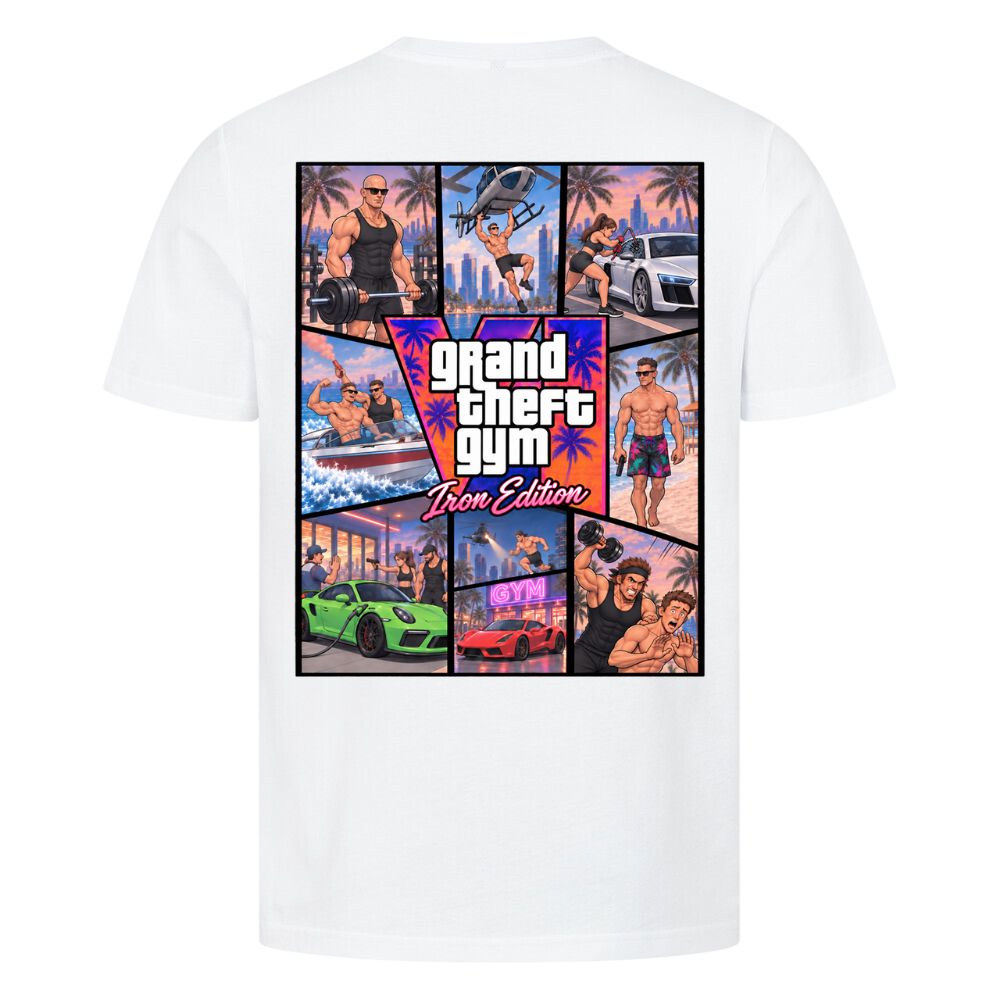 Grand Theft Gym GTA Iron Edition Shirt