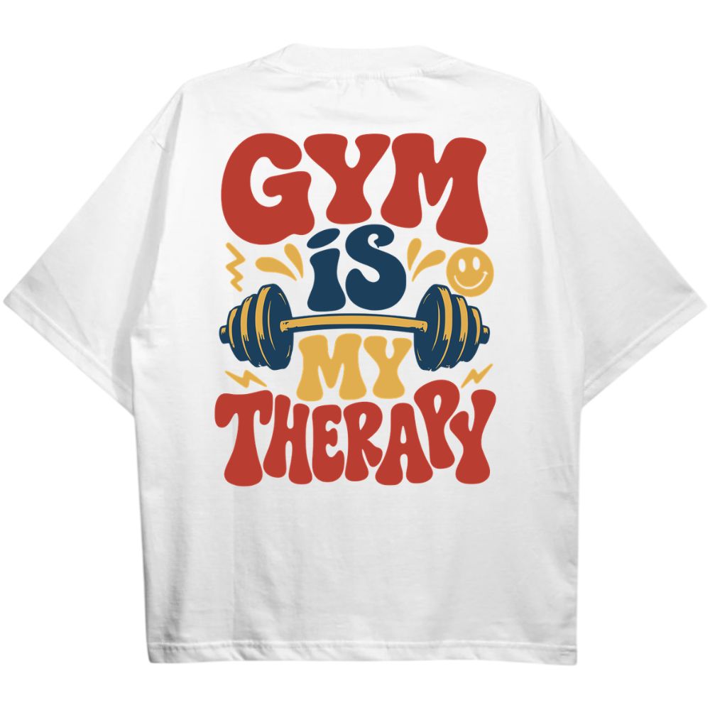 Gym Is My Therapy Oversize Shirt