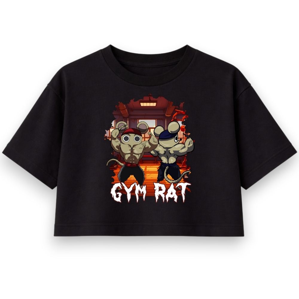 Gym Rat Oversize Crop Top