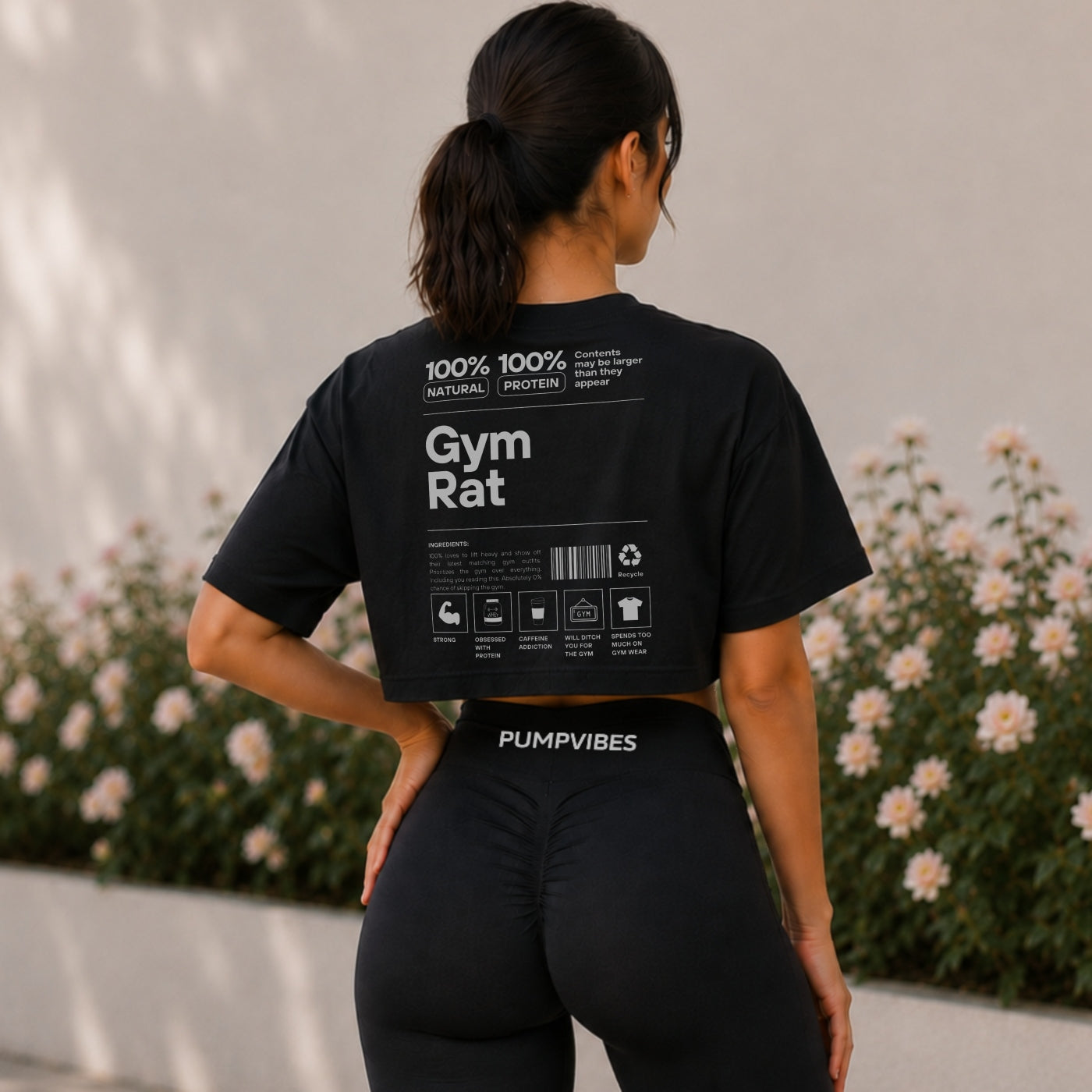 Gym Rat Oversize Crop Top