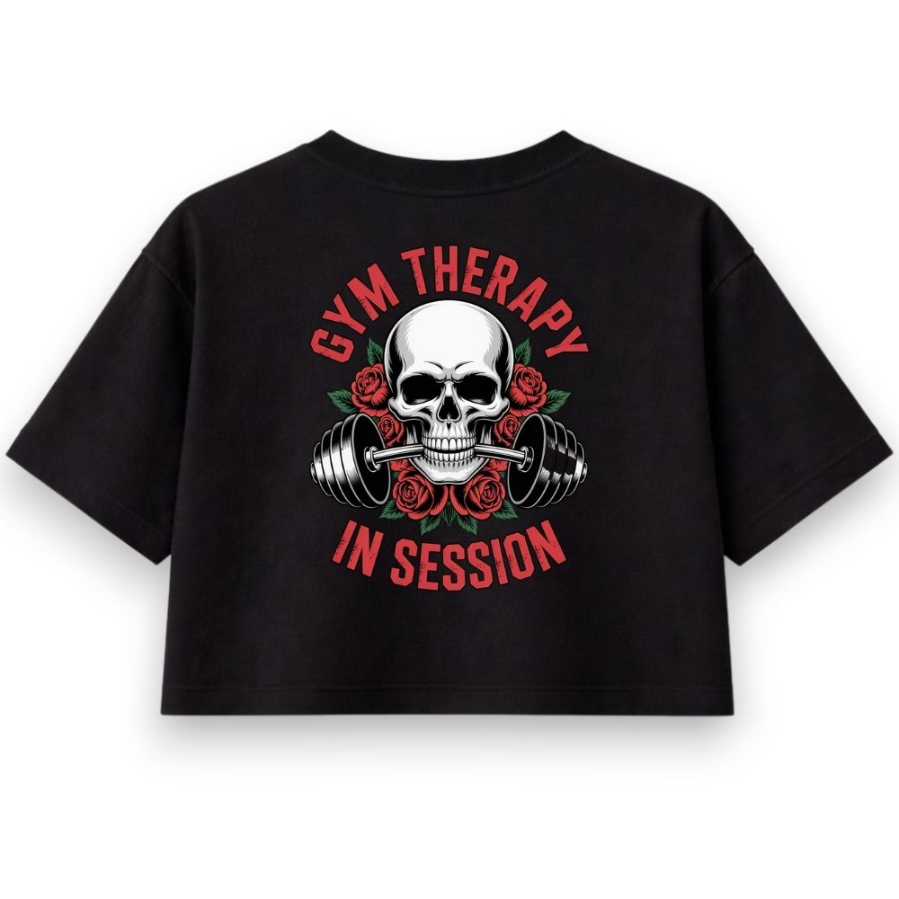 Gym Therapy Oversize Crop Top