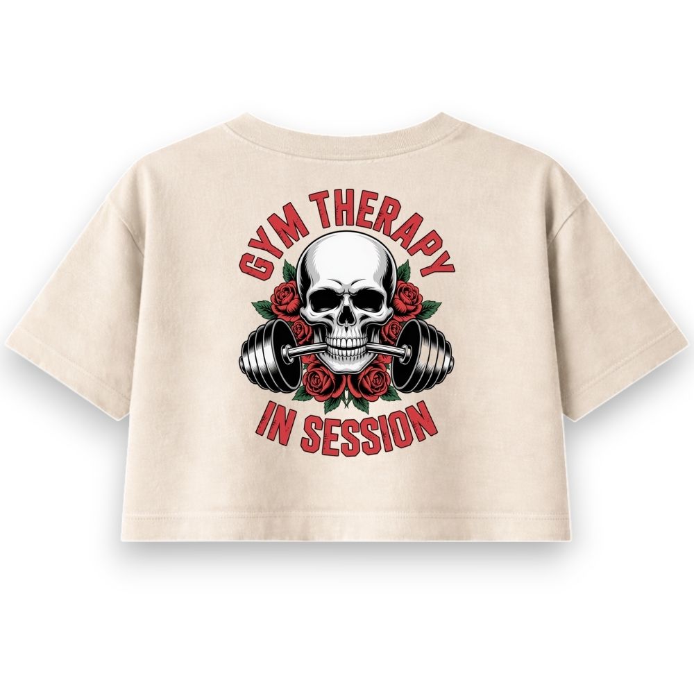 Gym Therapy Oversize Crop Top