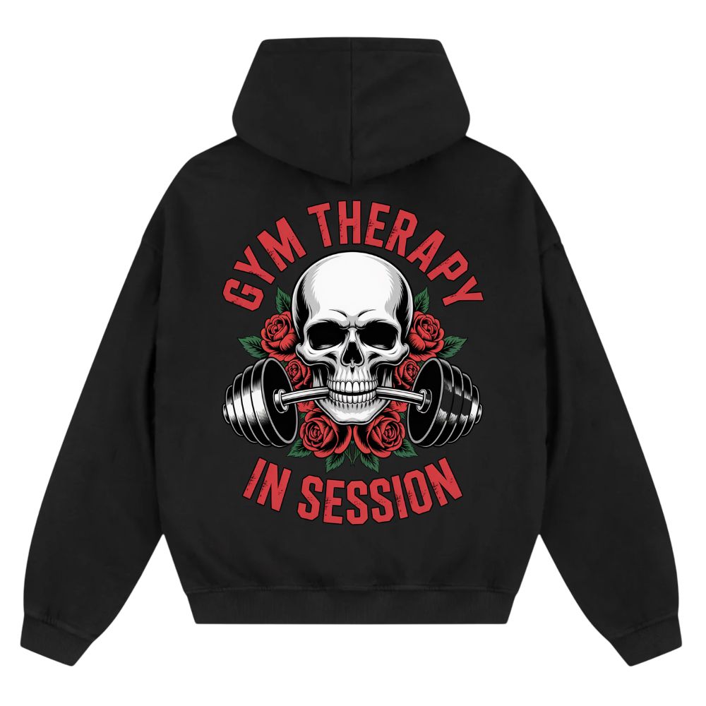 Gym Therapy Oversize Zipper Hoodie