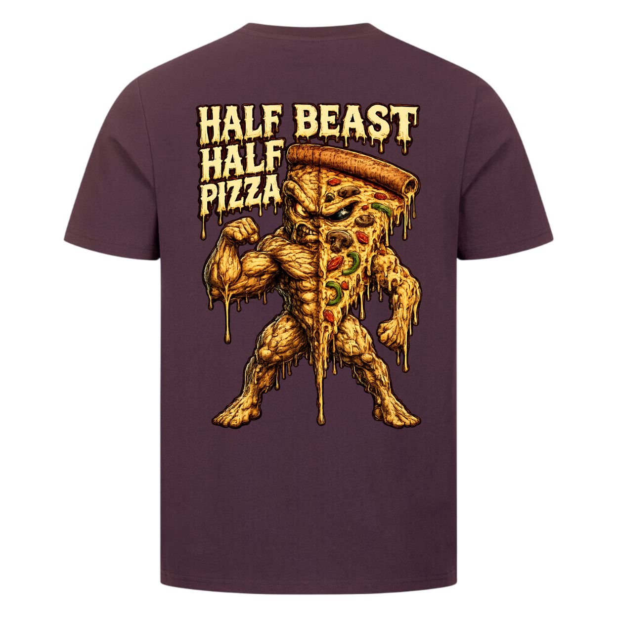 Half Beast Half Pizza Shirt