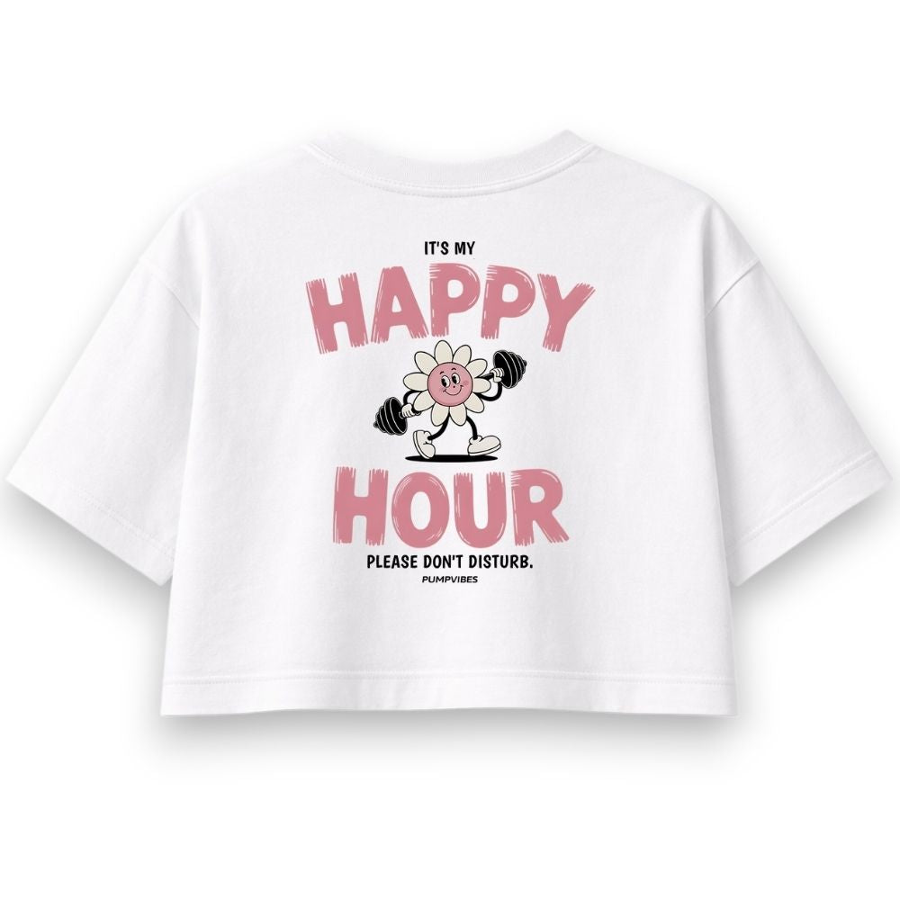 Happy Hour Oversize Crop Top