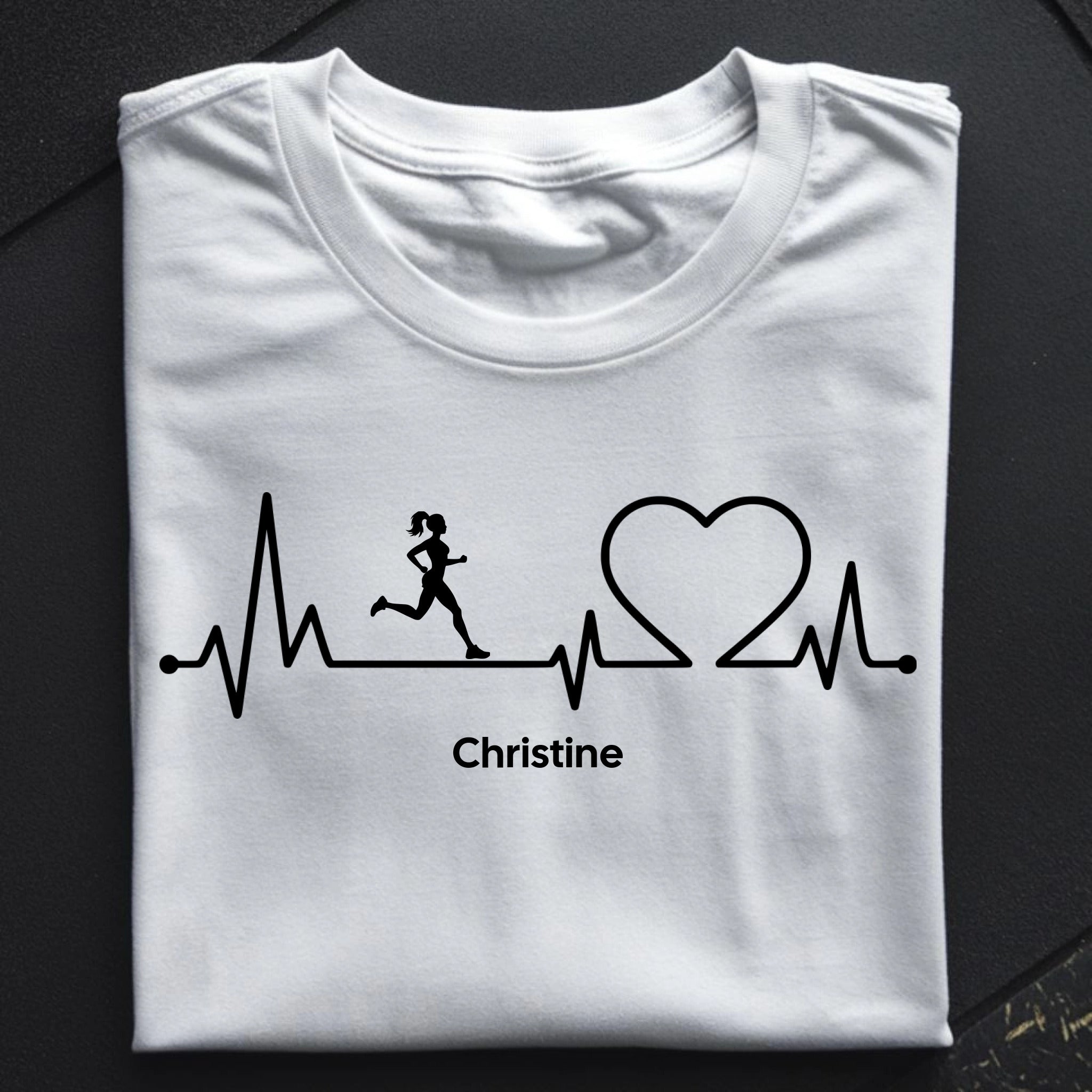 Heartbeat Oversize Shirt Personalisiert