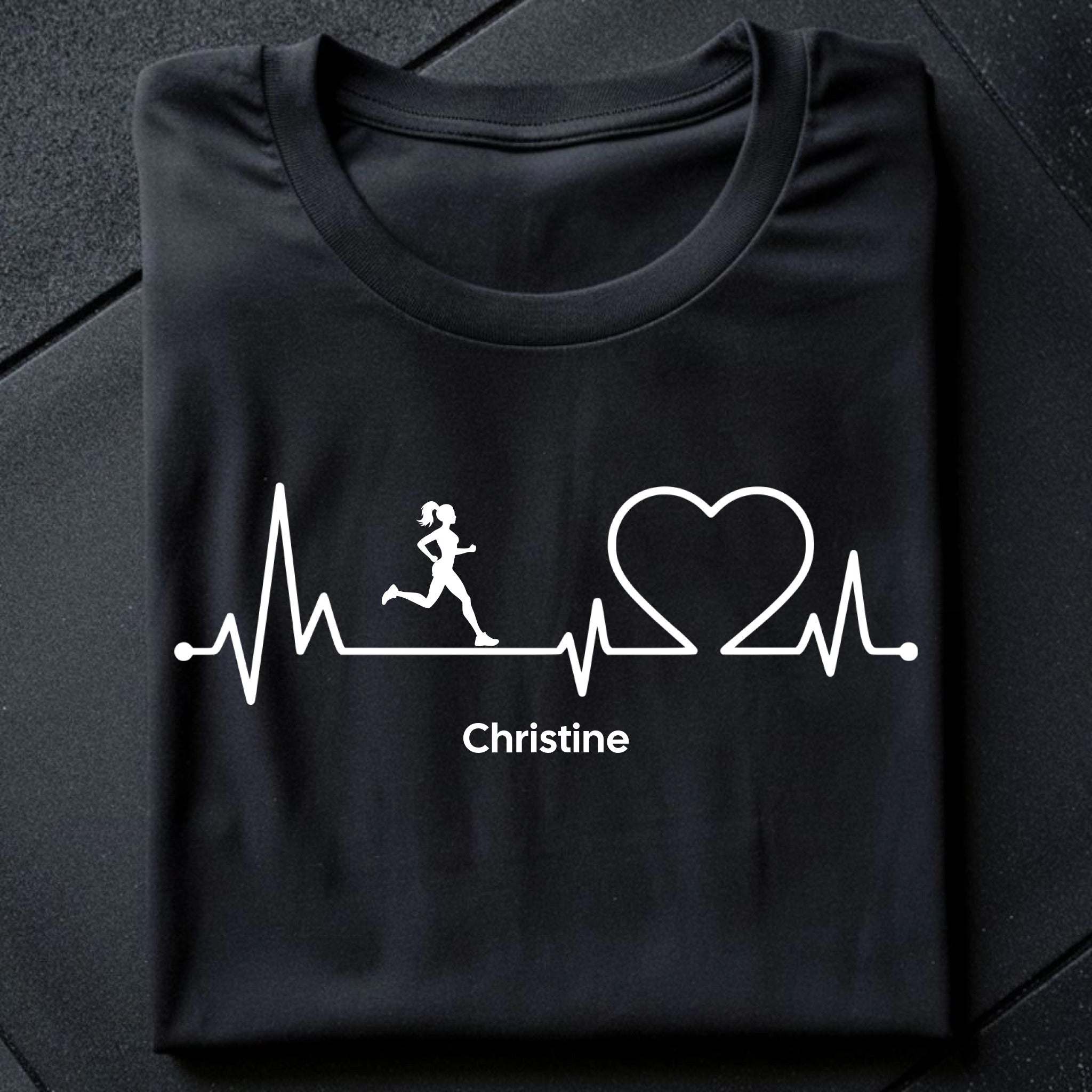 Heartbeat Oversize Shirt Personalisiert