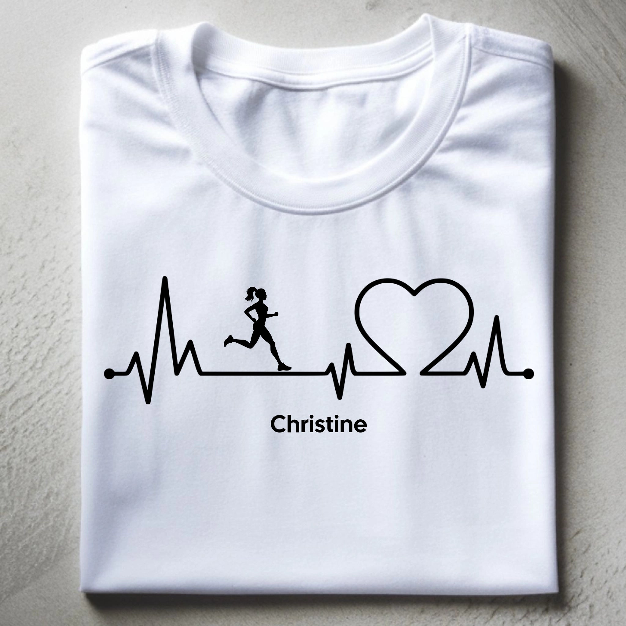 Heartbeat Premium Shirt Personalisiert