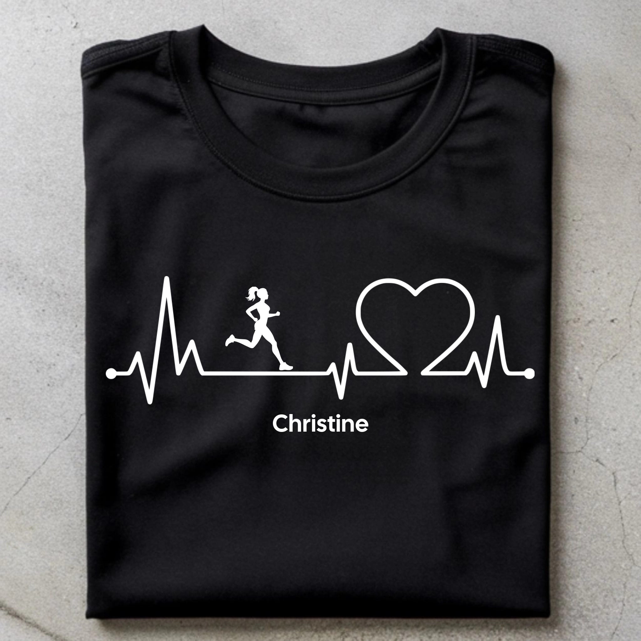 Heartbeat Premium Shirt Personalisiert
