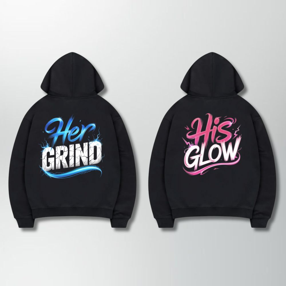 GRIND & GLOW - COUPLE HOODIE