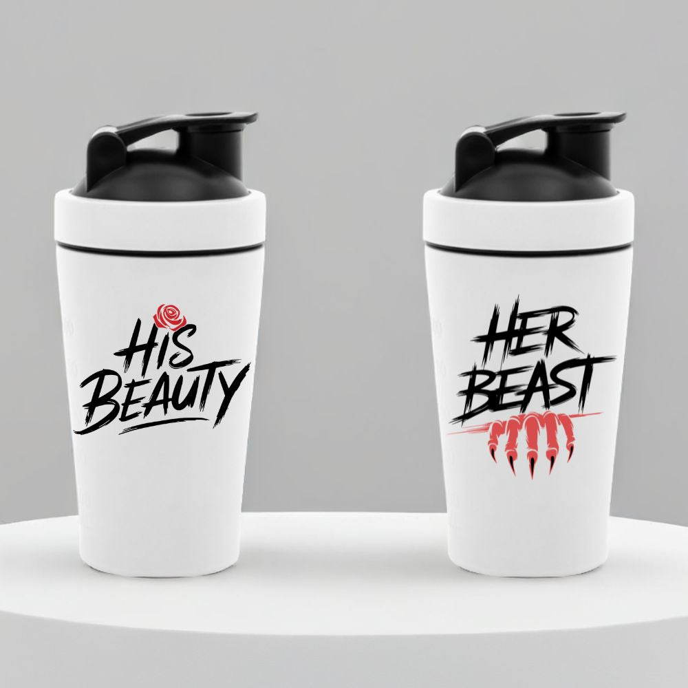 Beauty And Beast Couple Shaker