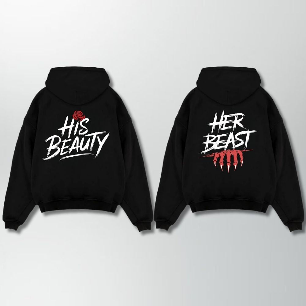 His Beauty Her Beast Oversize Hoodie