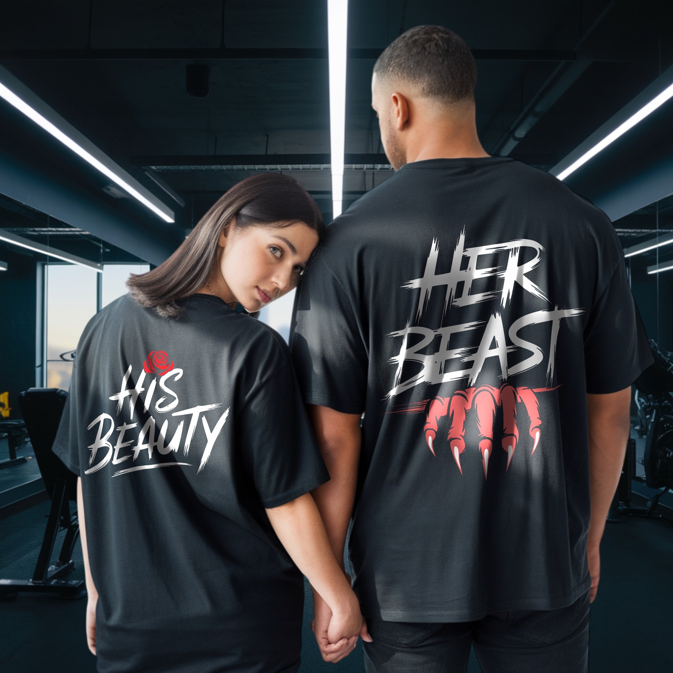 Beauty And Beast Oversize Shirt