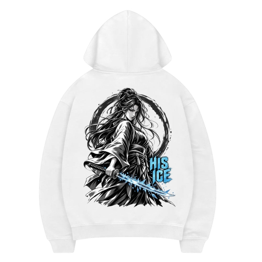 HIS ICE Premium Hoodie Weiß Backprint