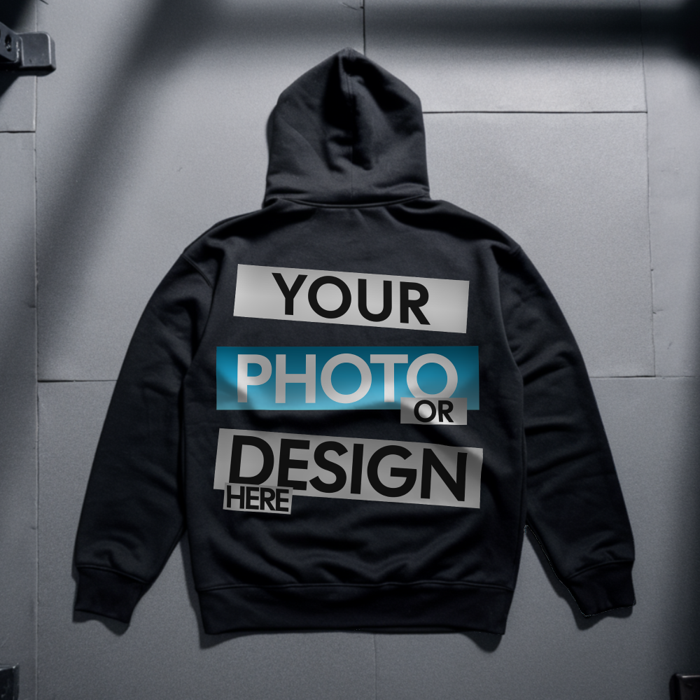 DEIN DESIGN PREMIUM HOODIE (BACKPRINT)
