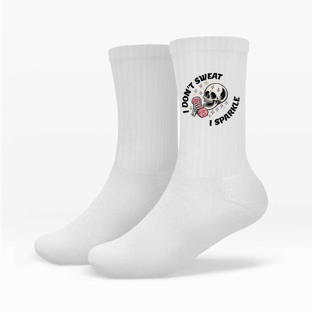 I Don't Sweat I Sparkle Socken