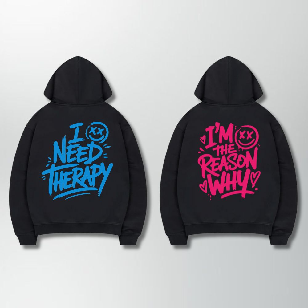Therapy Couple Hoodie