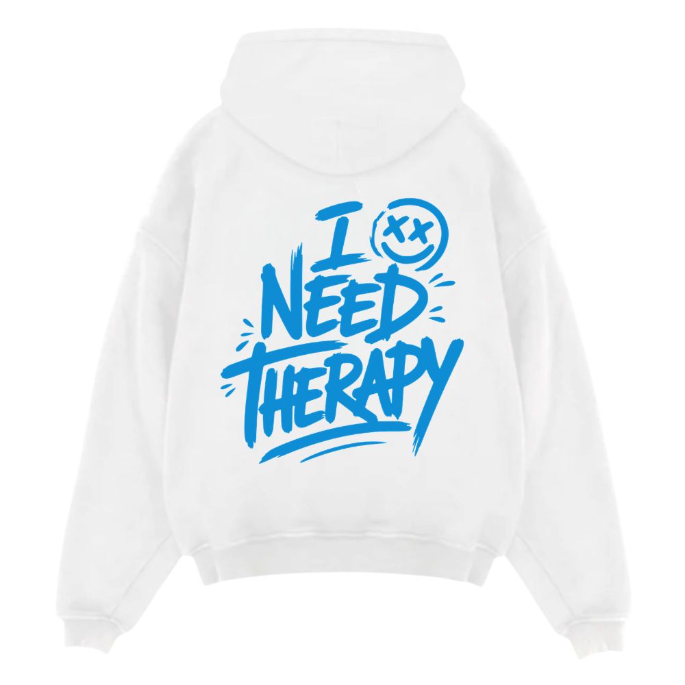 I Need Therapy Oversize Hoodie