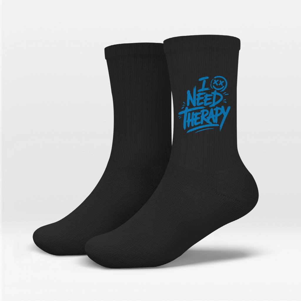 I Need Therapy Socken