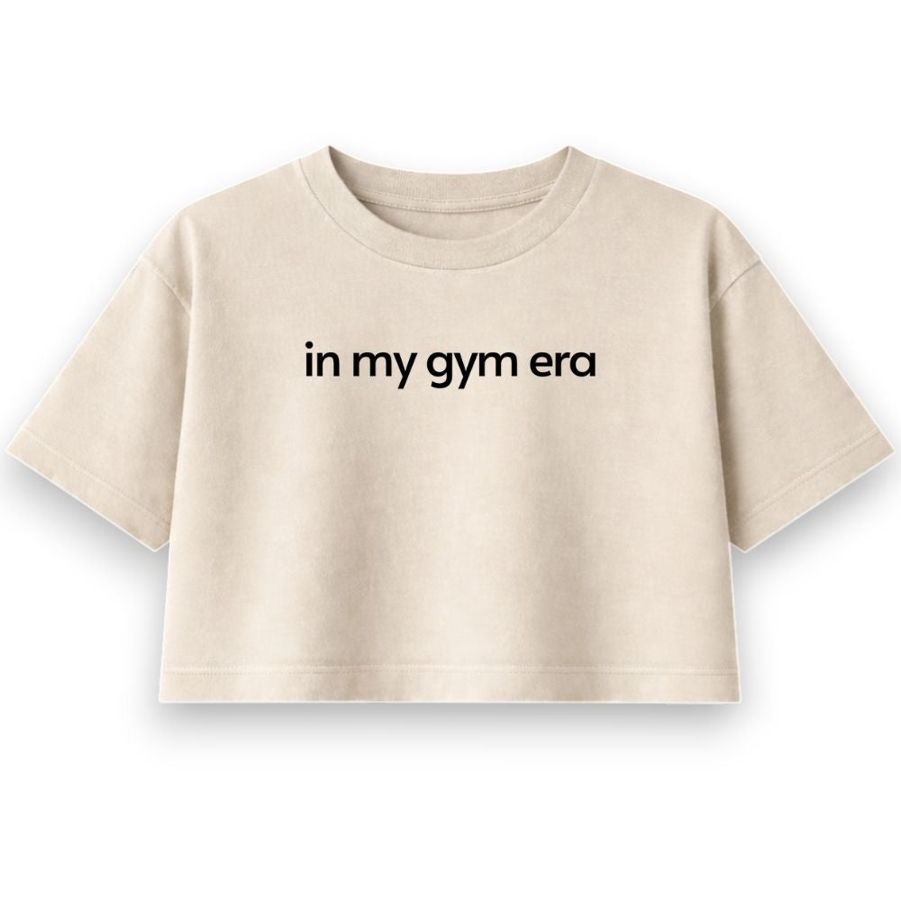 In My Gym Era Oversize Crop Top