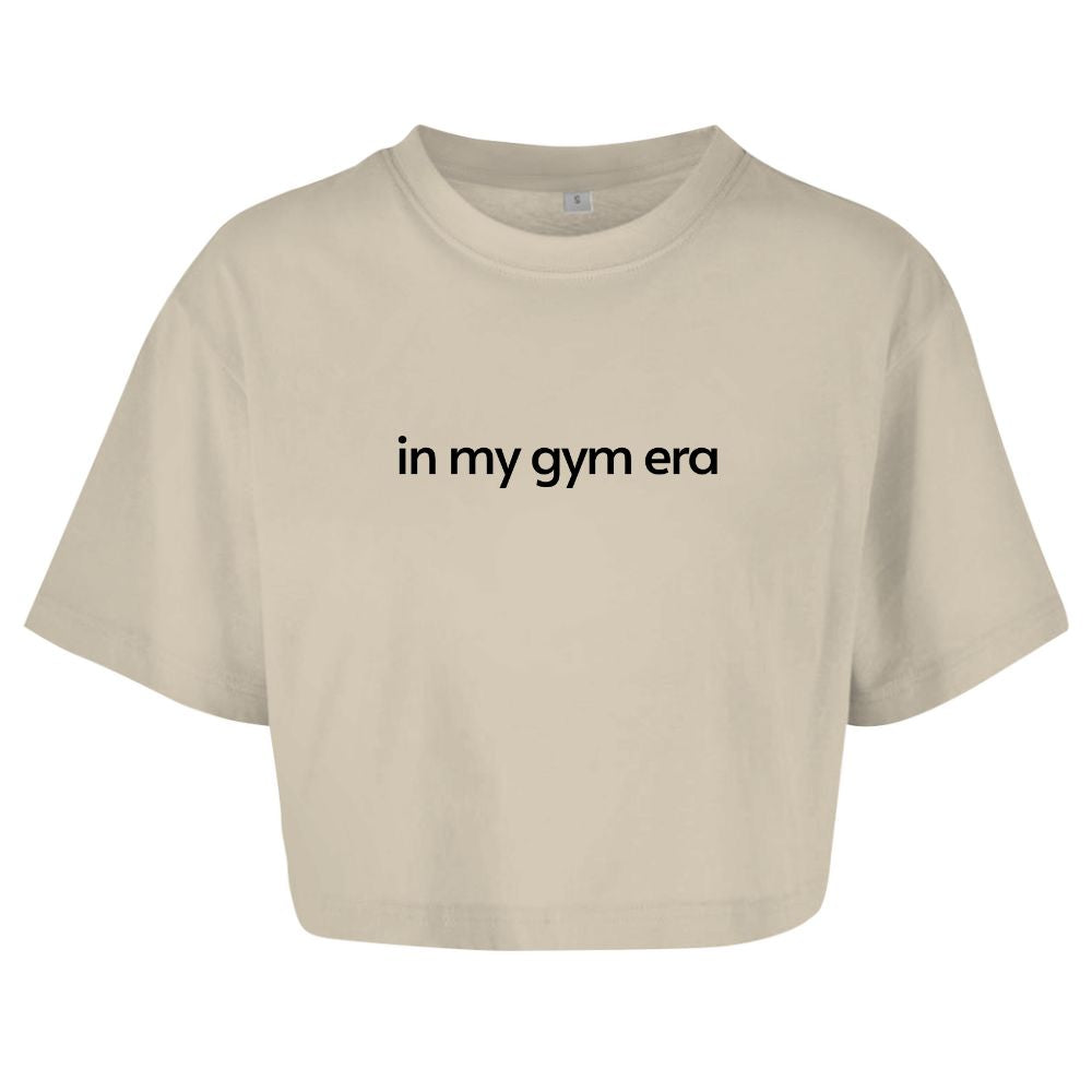 In My Gym Era Oversize Crop Top