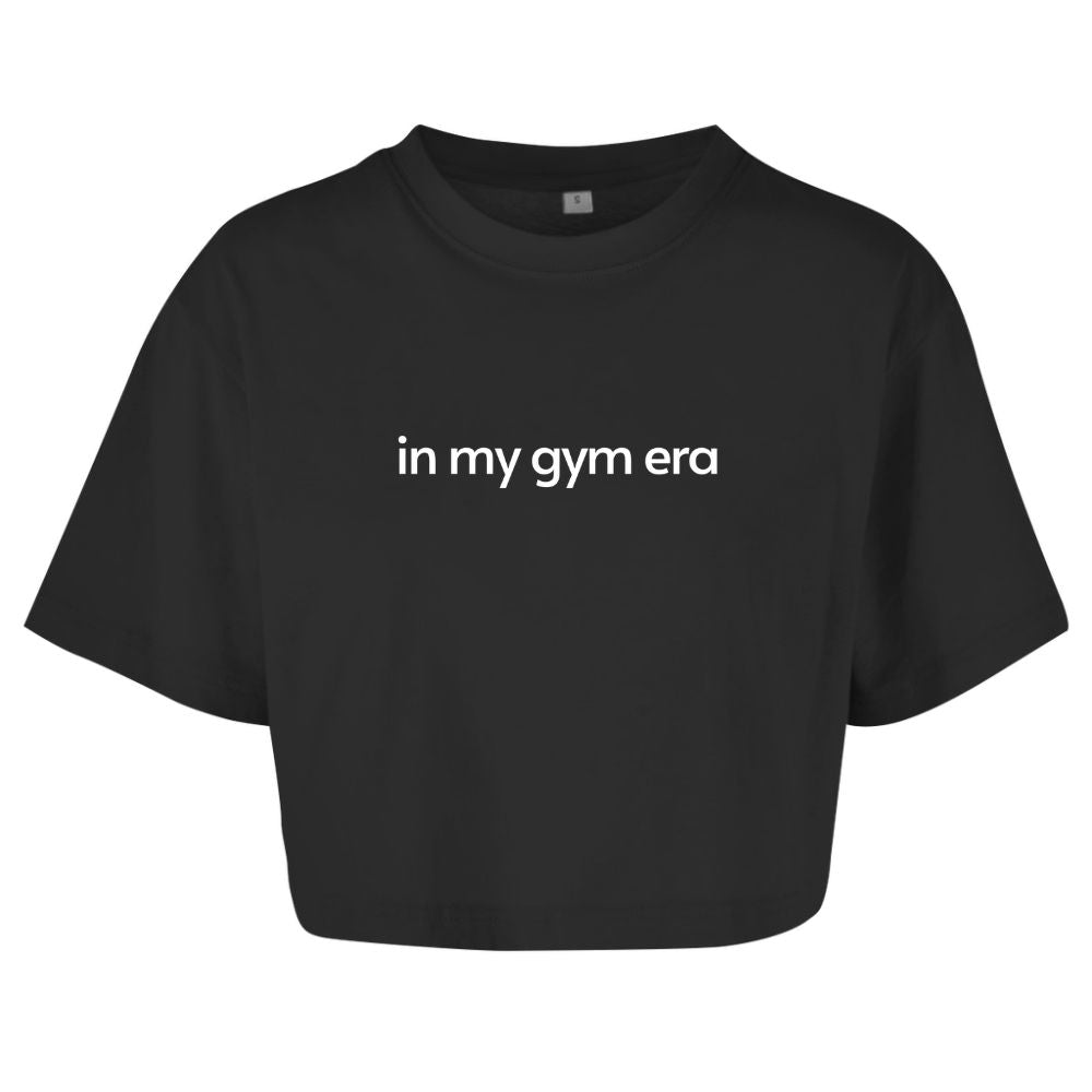 In My Gym Era Oversize Crop Top