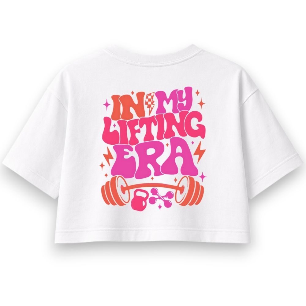 In My Lifting Era Oversize Crop Top