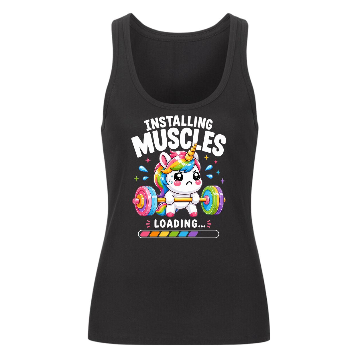 Installing Muscles Damen Tank Top