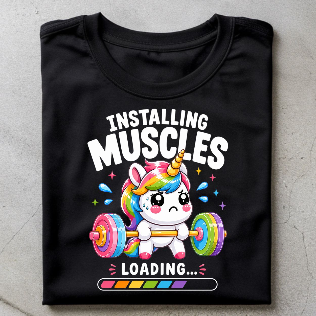 Installing Muscles Shirt