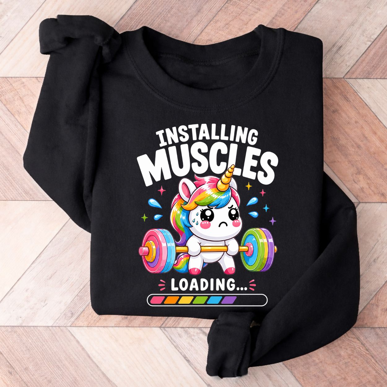 Installing Muscles Sweatshirt