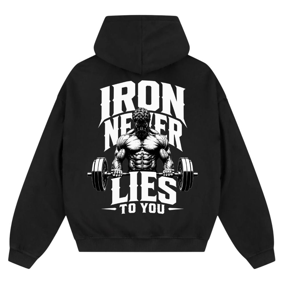 Iron Never Lies To You Oversize zipper Hoodie