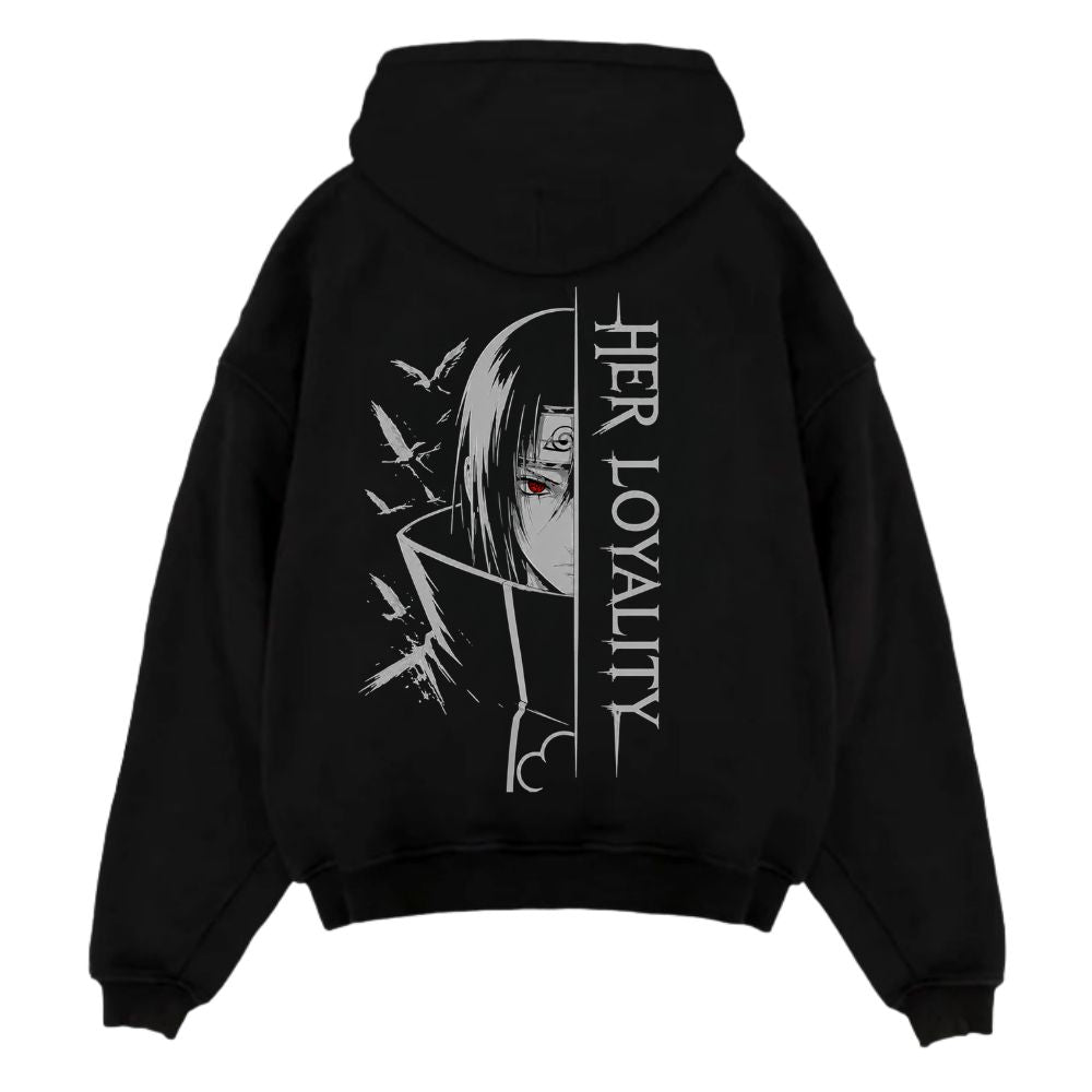 Itachi Uchiha Her Loyality Oversize Hoodie