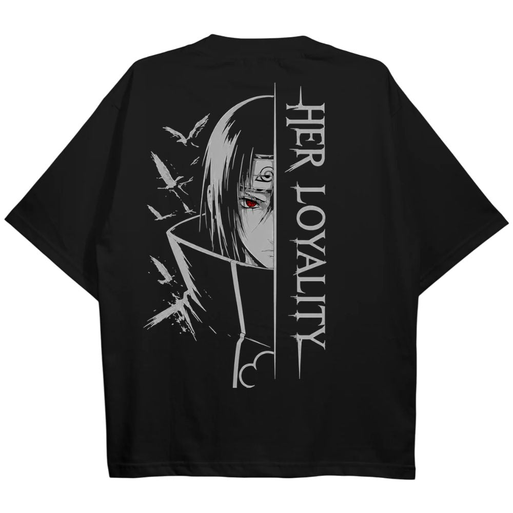 Itachi Uchiha Her Loyality Oversize Shirt