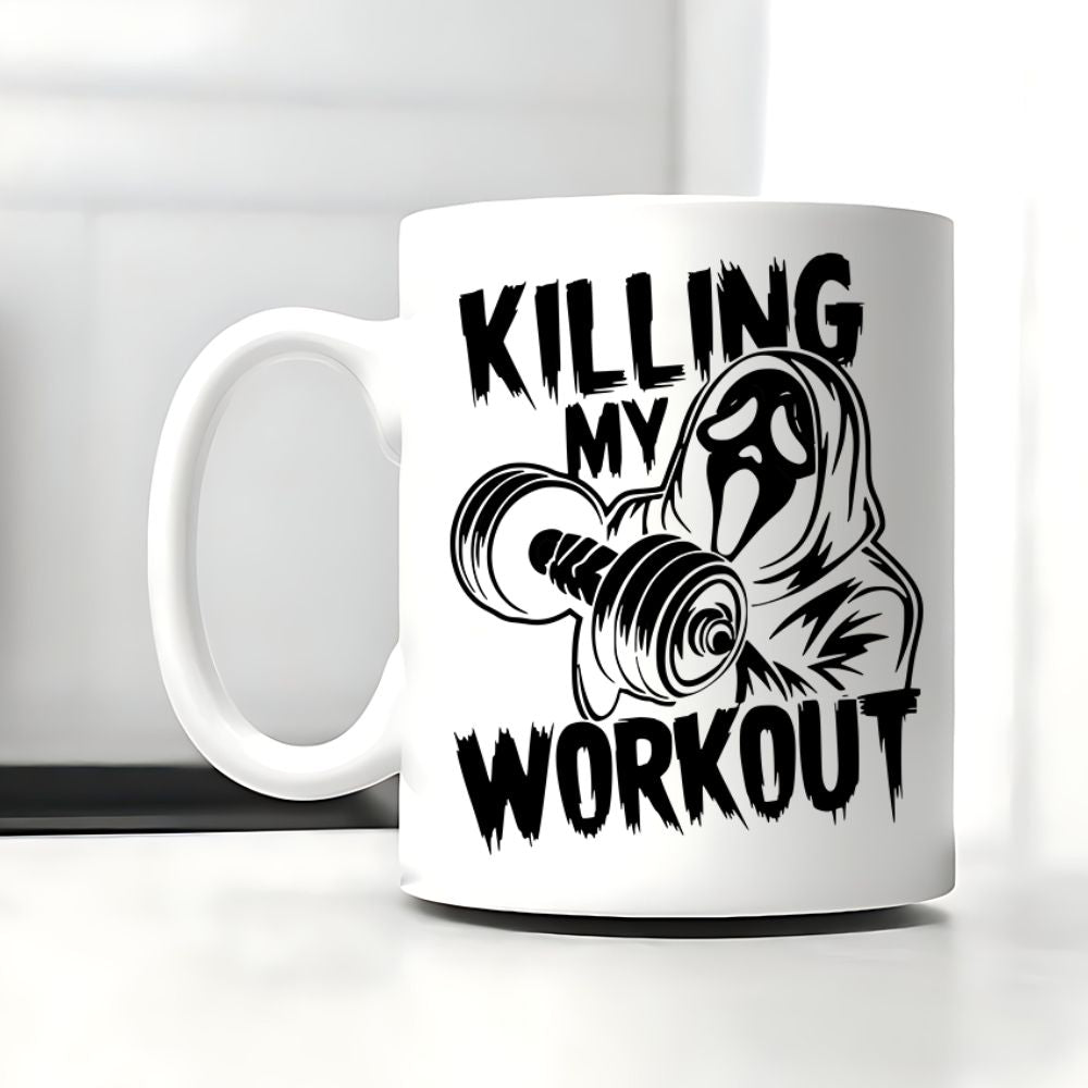 Killing My Workout Tasse
