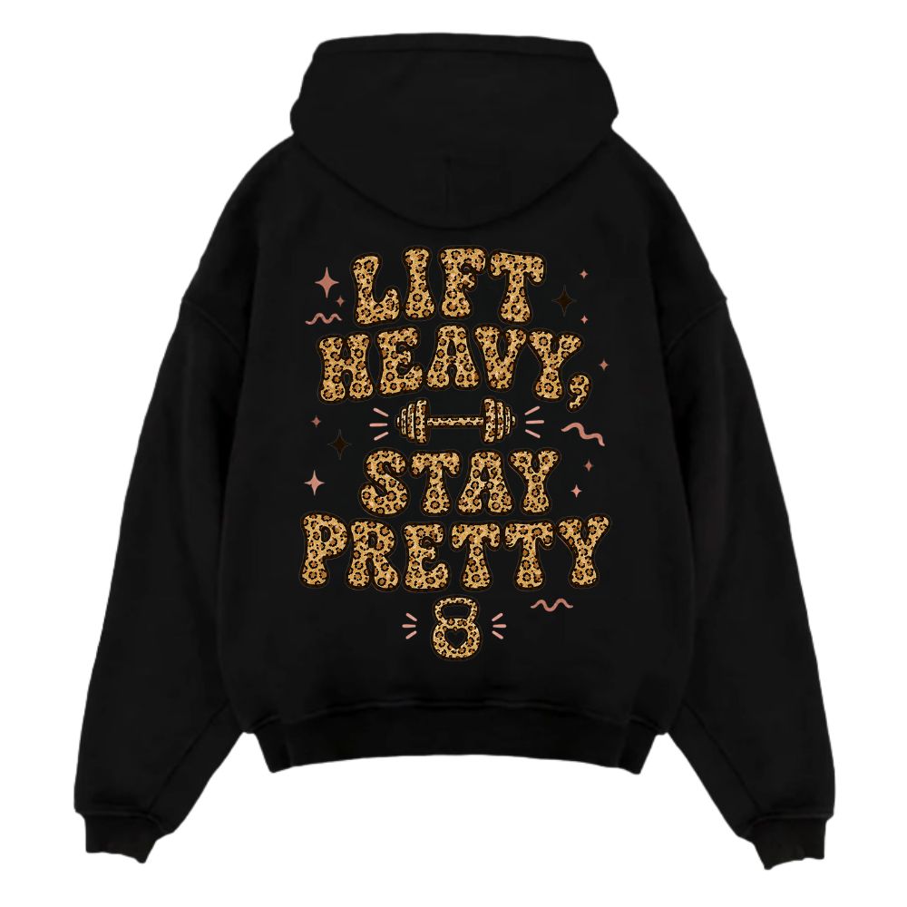 Lift Heavy Stay Pretty Oversize Hoodie