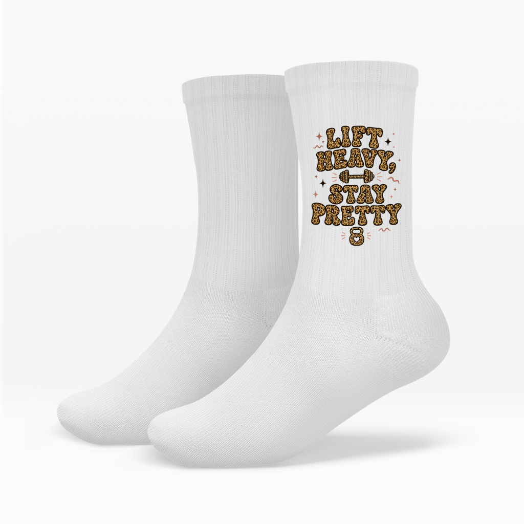 Lift Heavy Stay Pretty Socken