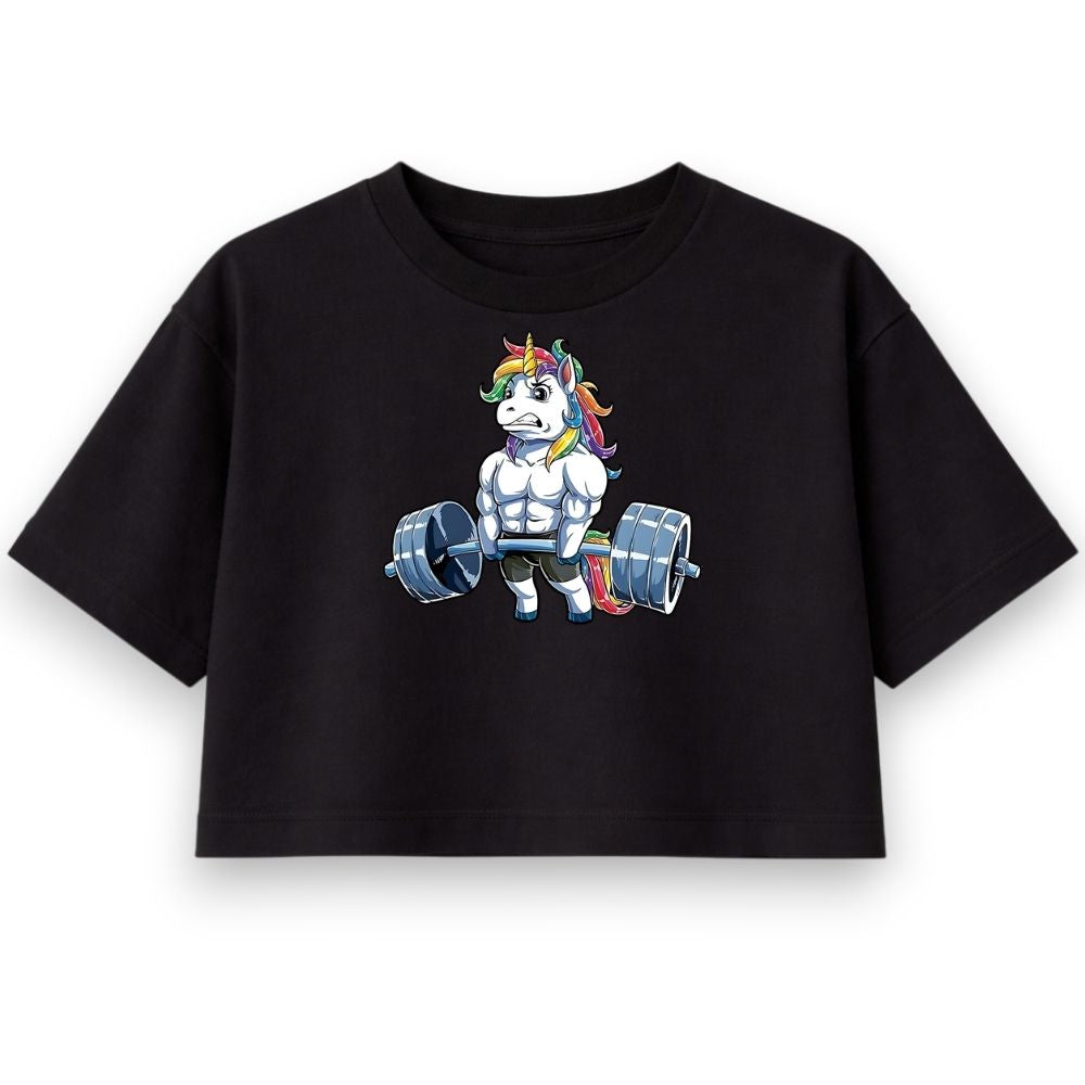 Lifticorn Oversize Crop Top