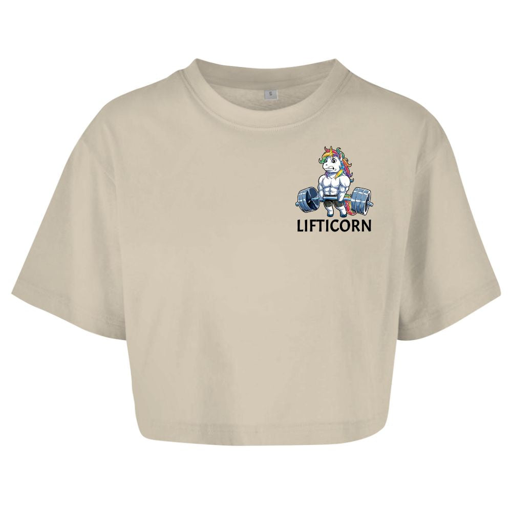Lifticorn Oversize Crop Top