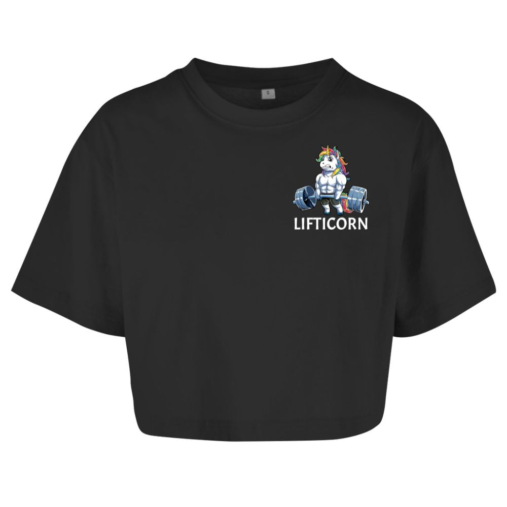 Lifticorn Oversize Crop Top