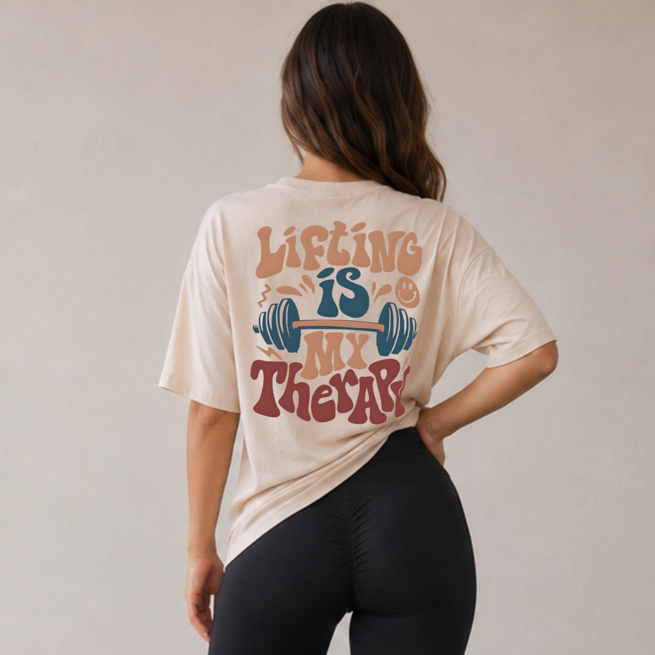 Lifting Is My Therapy Oversize Shirt