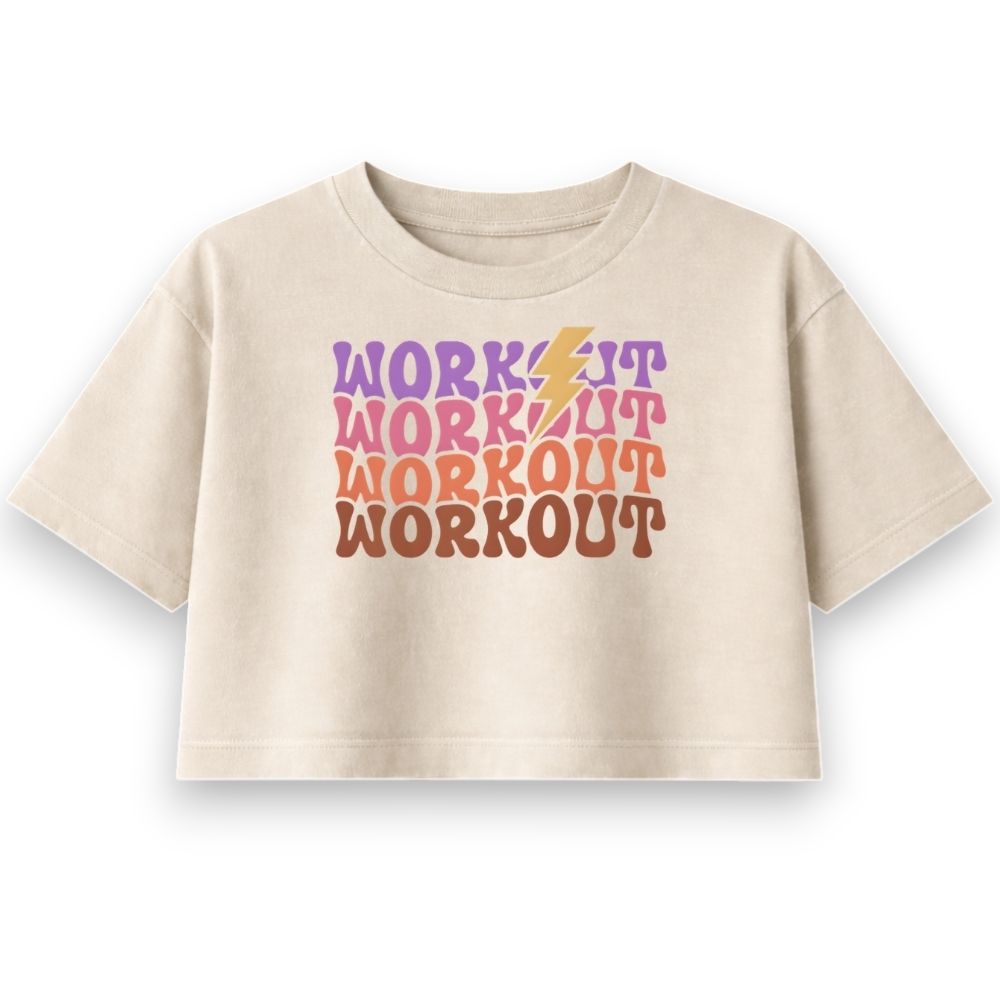 Workout Oversize Crop Top