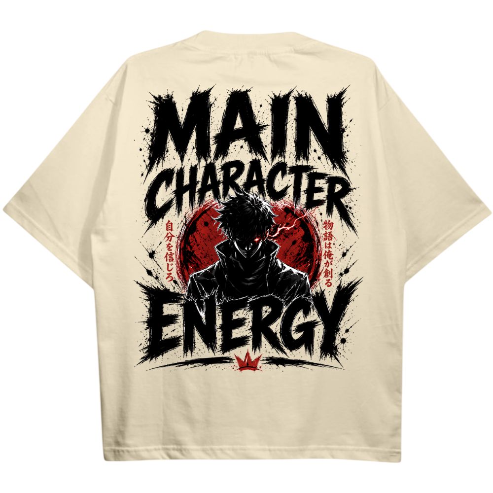 Main Character Energy Oversize Shirt