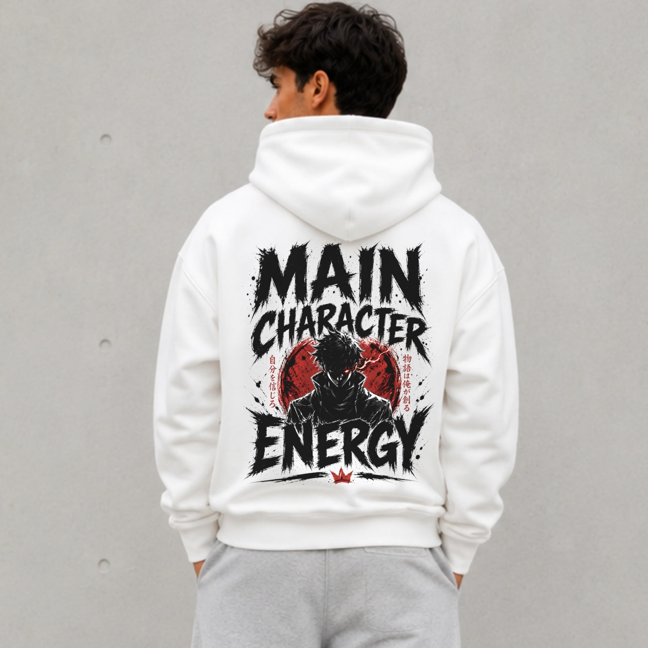Main Character Energy Oversize Hoodie