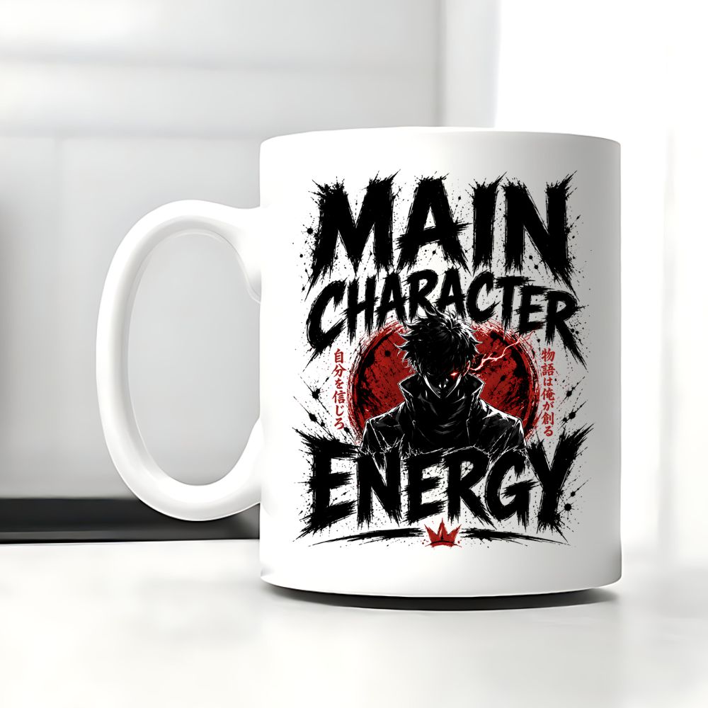 Main Character Energy Tasse