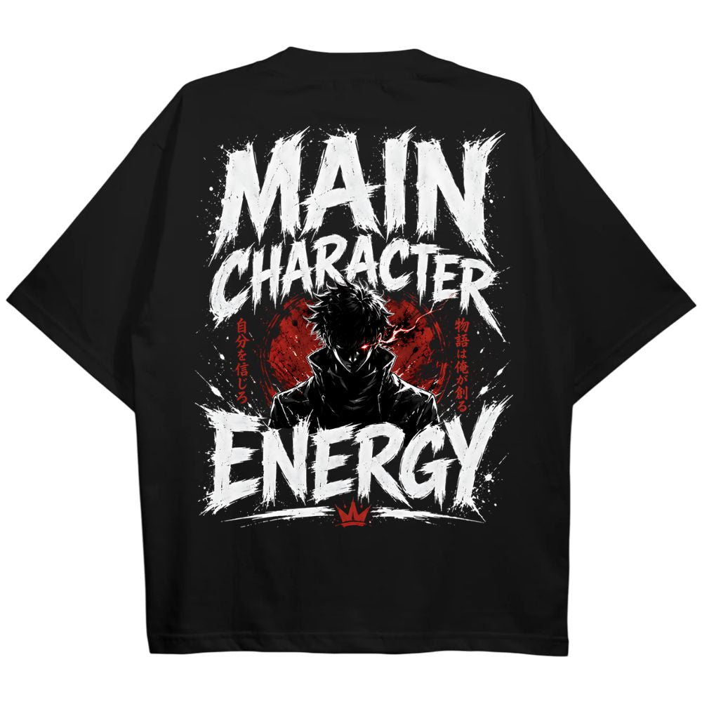 Main Character Energy Oversize Shirt
