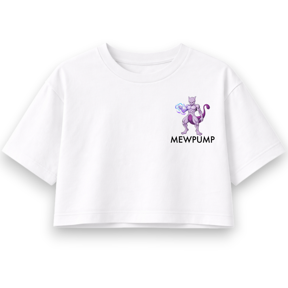 Mewpump Oversize Crop Top