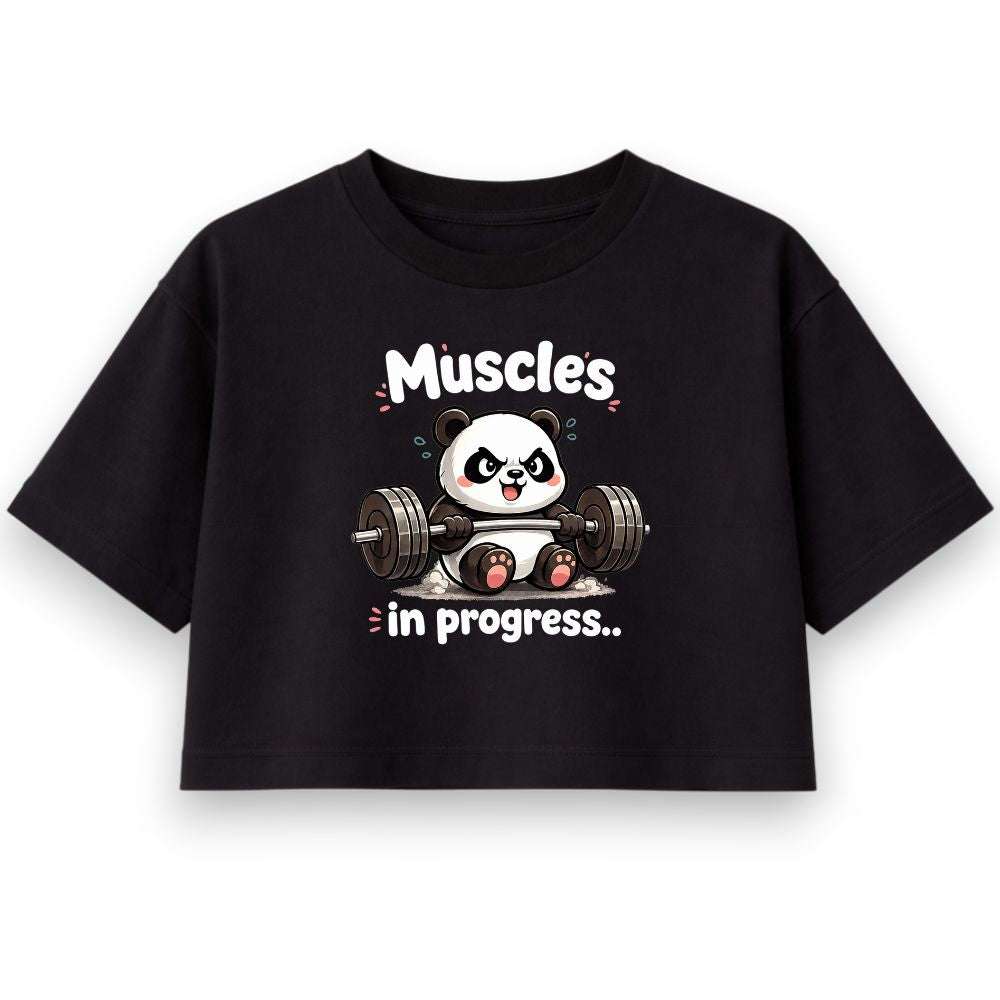 Muscles In Progress Oversize Crop Top