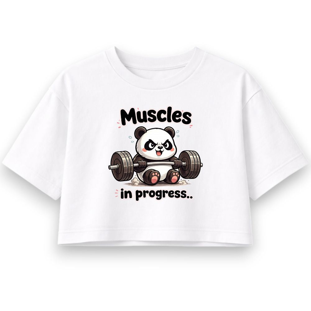 Muscles In Progress Oversize Crop Top