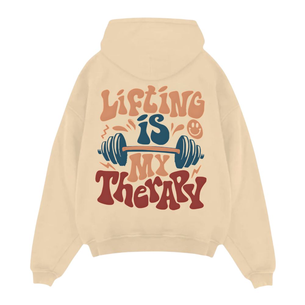 Lifting Is My Therapy Oversize Hoodie
