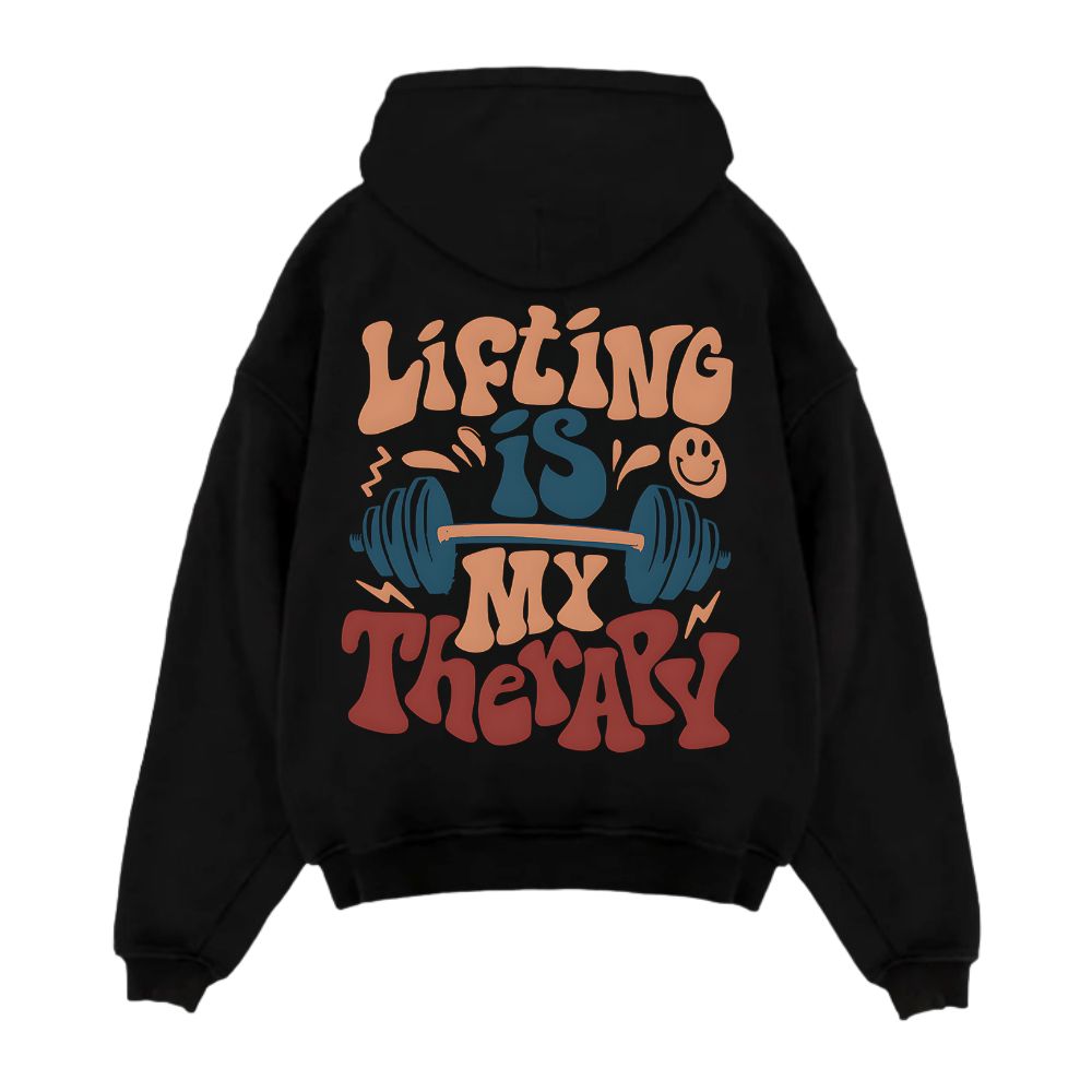 Lifting Is My Therapy Oversize Hoodie